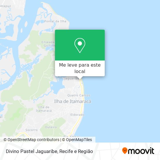 Divino Pastel Jaguaribe mapa