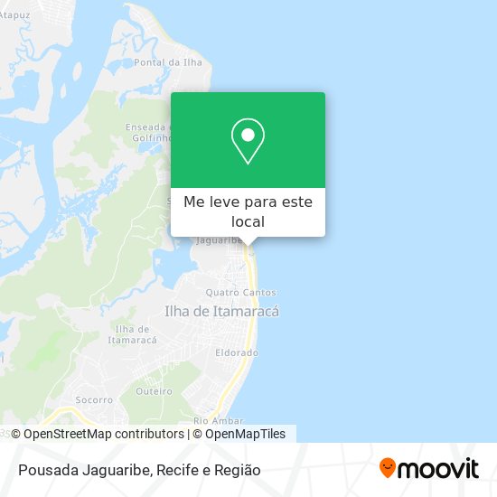 Pousada Jaguaribe mapa