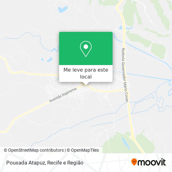 Pousada Atapuz mapa