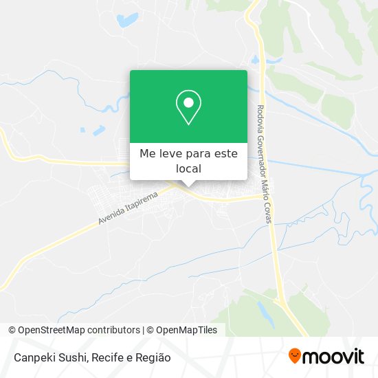 Canpeki Sushi mapa