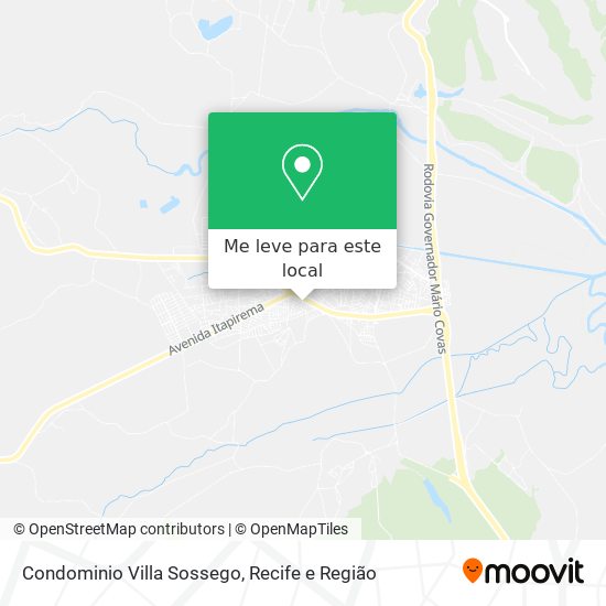 Condominio Villa Sossego mapa