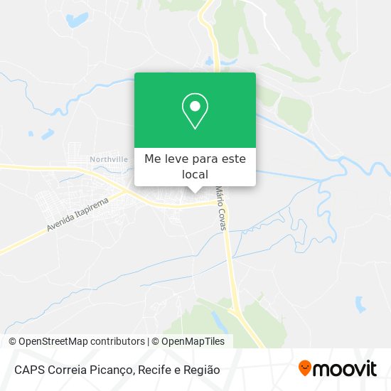 CAPS Correia Picanço mapa