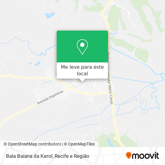 Bala Baiana da Kerol mapa