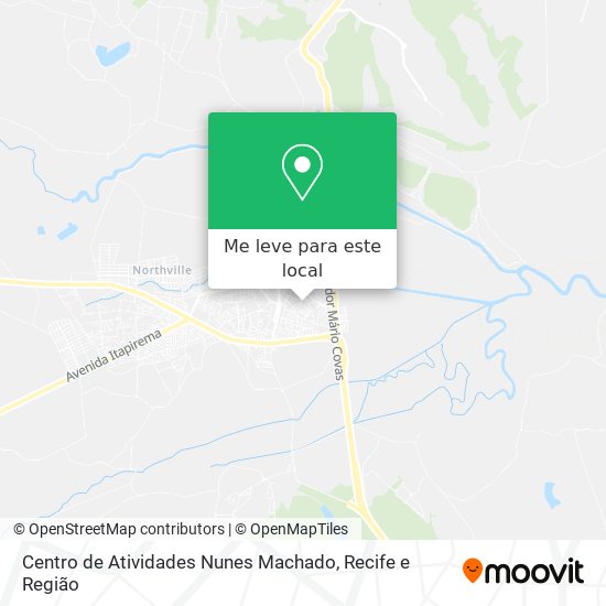 Centro de Atividades Nunes Machado mapa