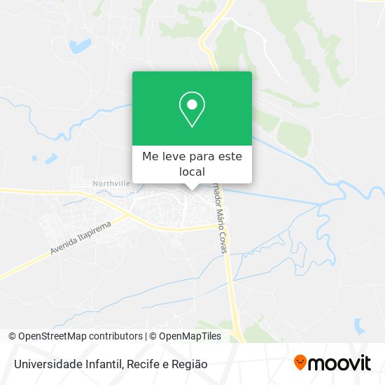 Universidade Infantil mapa