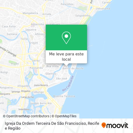 Igreja Da Ordem Terceira De São Francisciso mapa