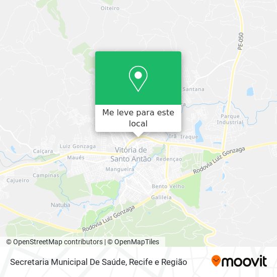 Secretaria Municipal De Saúde mapa