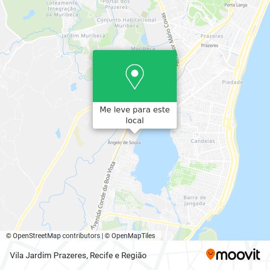 Vila Jardim Prazeres mapa