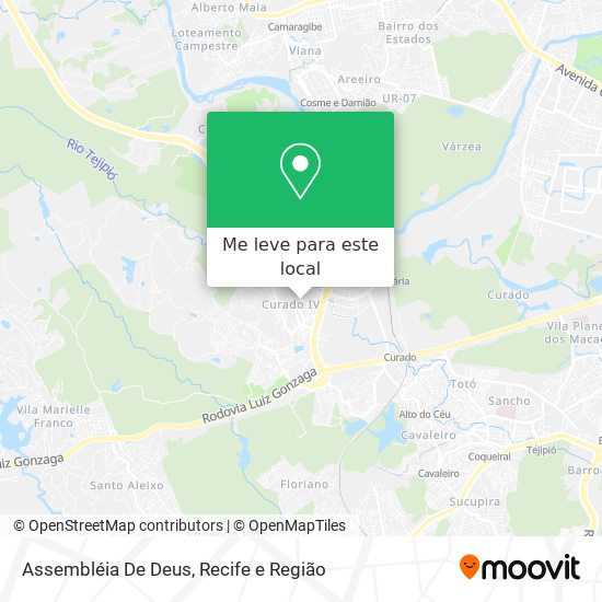 Assembléia De Deus mapa