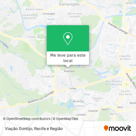 Viação Gontijo mapa