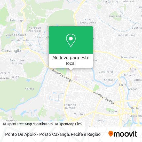 Ponto De Apoio - Posto Caxangá mapa
