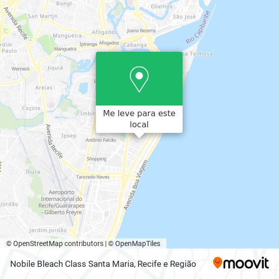Nobile Bleach Class Santa Maria mapa