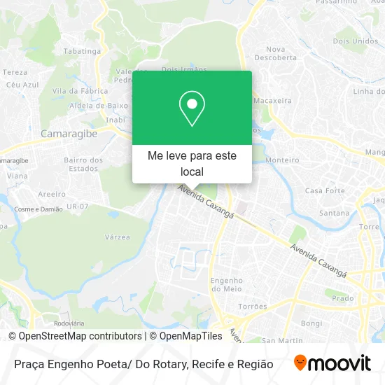 Praça Engenho Poeta/ Do Rotary mapa