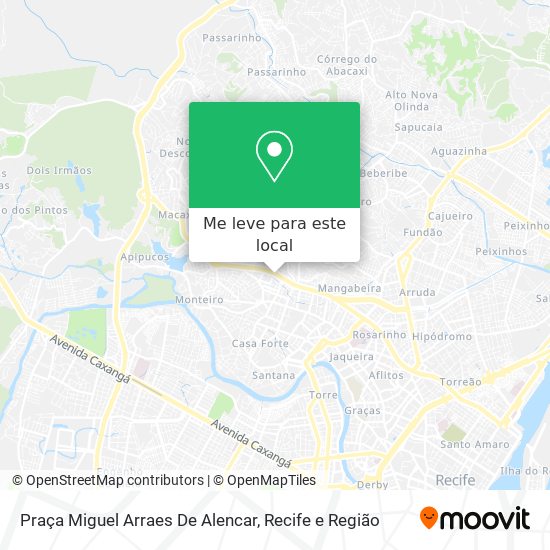 Praça Miguel Arraes De Alencar mapa