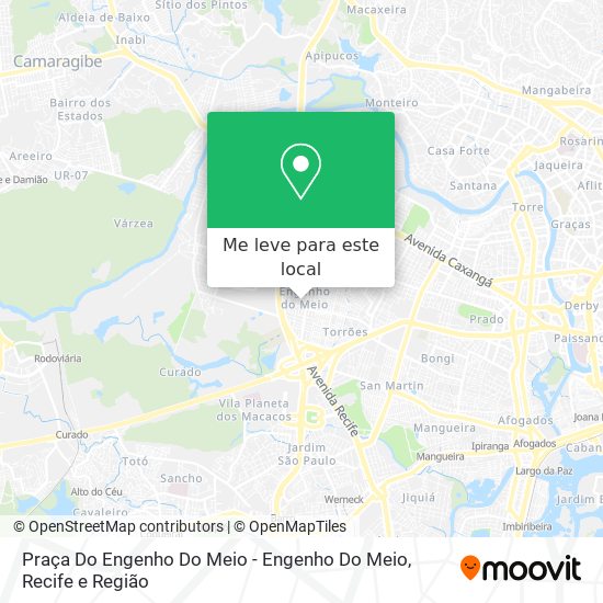 Praça Do Engenho Do Meio - Engenho Do Meio mapa