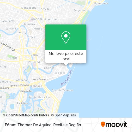 Fórum Thomaz De Aquino mapa