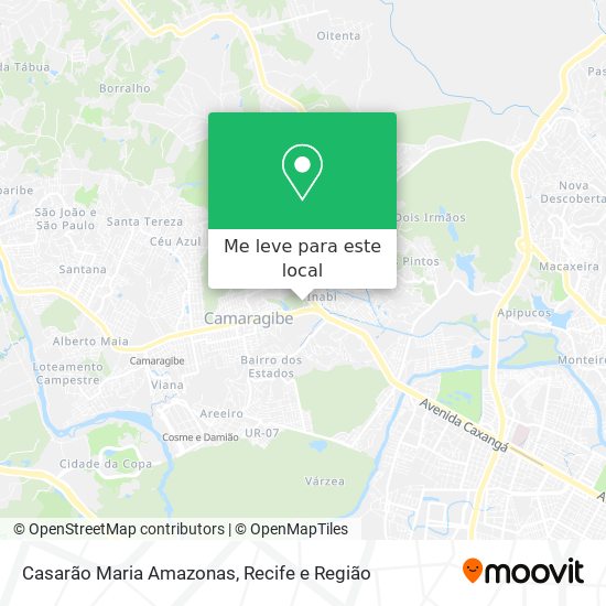 Casarão Maria Amazonas mapa
