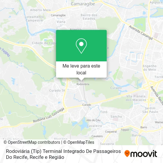 Rodoviária (Tip) Terminal Integrado De Passageiros Do Recife mapa