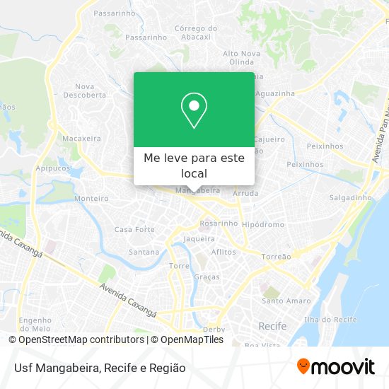 Usf Mangabeira mapa