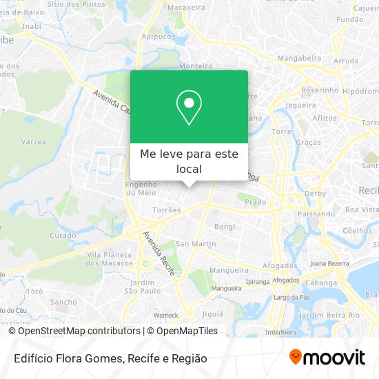 Edifício Flora Gomes mapa