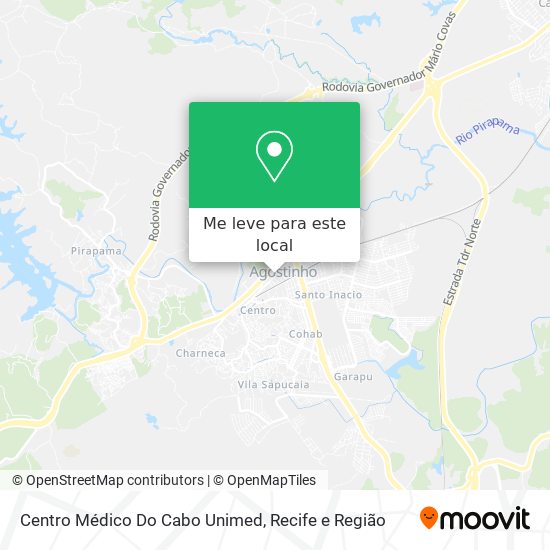 Centro Médico Do Cabo Unimed mapa