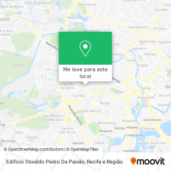 Edifício Osvaldo Pedro Da Paixão mapa
