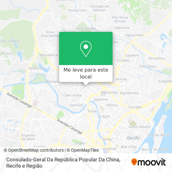 Consulado-Geral Da República Popular Da China mapa