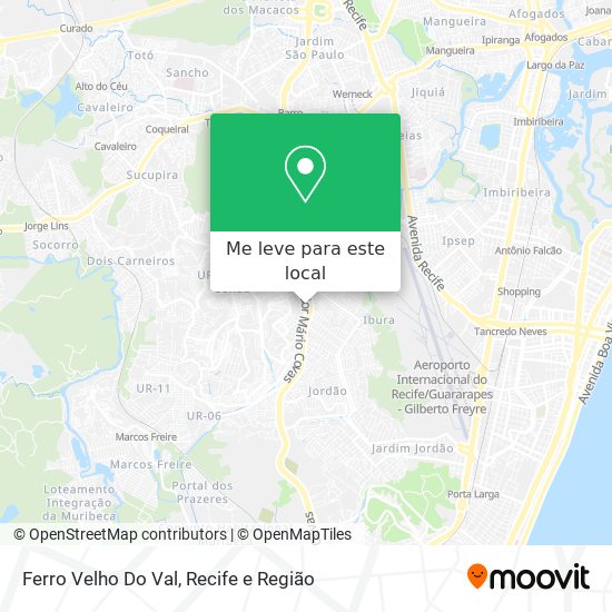 Ferro Velho Do Val mapa