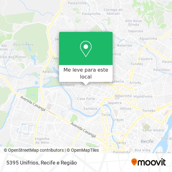 5395 Unifrios mapa