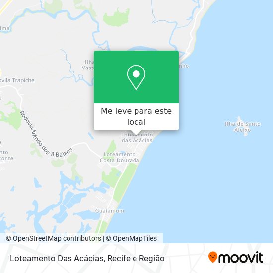Loteamento Das Acácias mapa