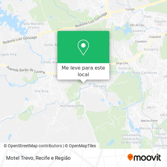 Motel Trevo mapa