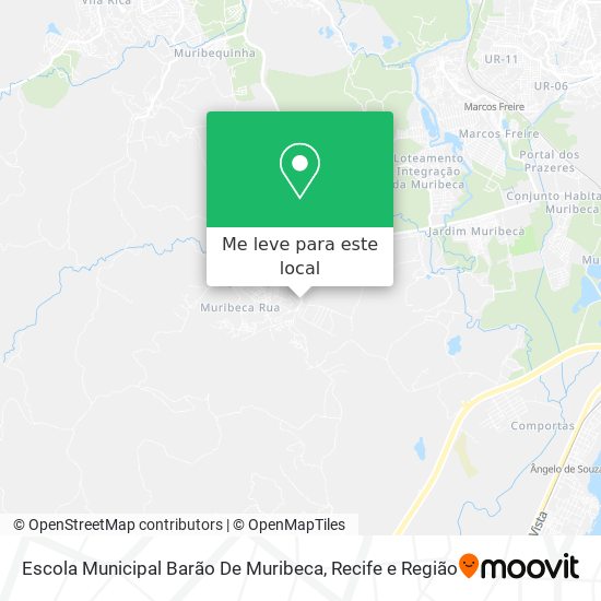 Escola Municipal Barão De Muribeca mapa