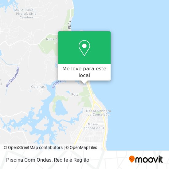 Piscina Com Ondas mapa