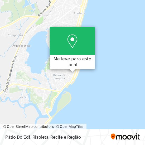 Pátio Do Edf. Risoleta mapa