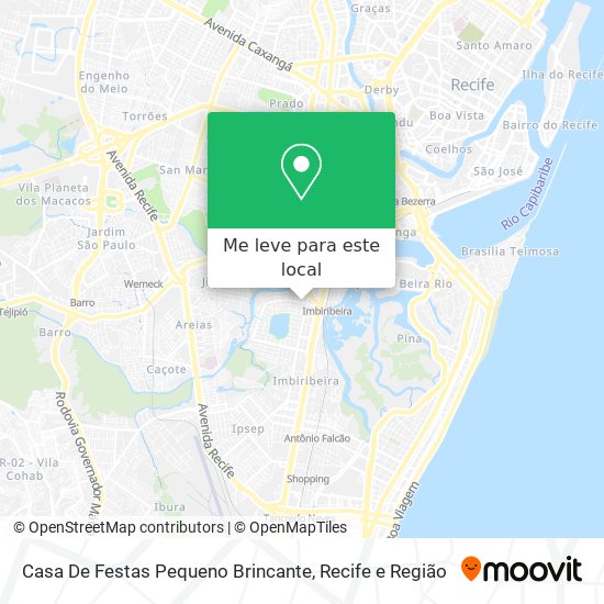 Casa De Festas Pequeno Brincante mapa