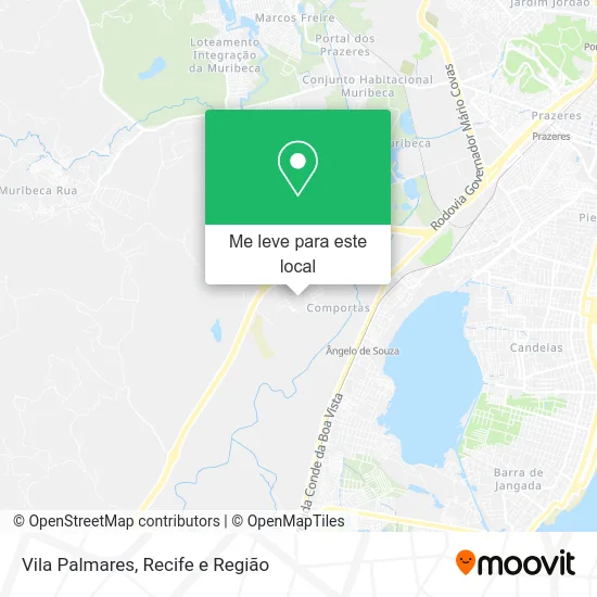 Vila Palmares mapa
