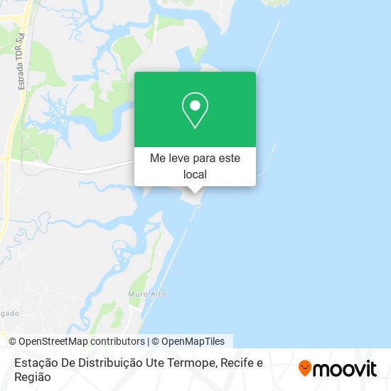 Estação De Distribuição Ute Termope mapa