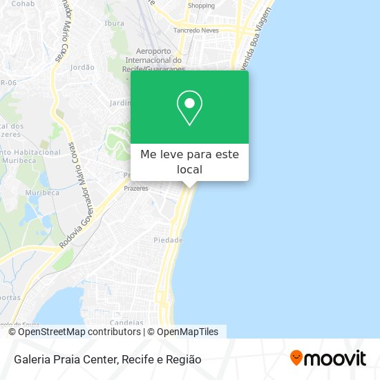 Galeria Praia Center mapa