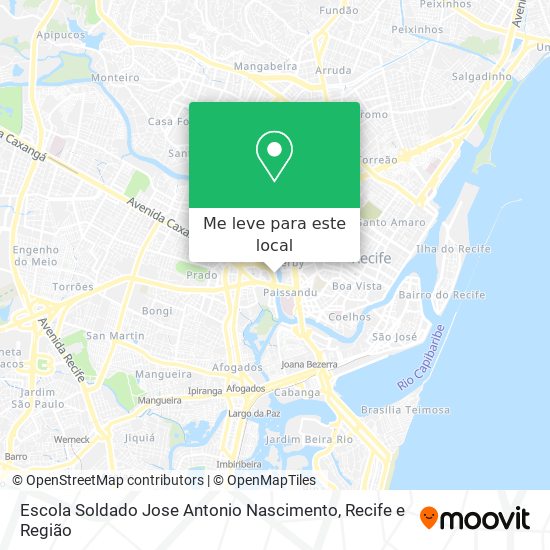 Escola Soldado Jose Antonio Nascimento mapa