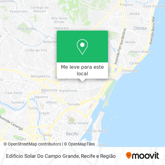 Edifício Solar Do Campo Grande mapa