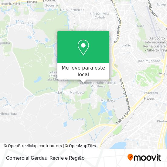 Comercial Gerdau mapa