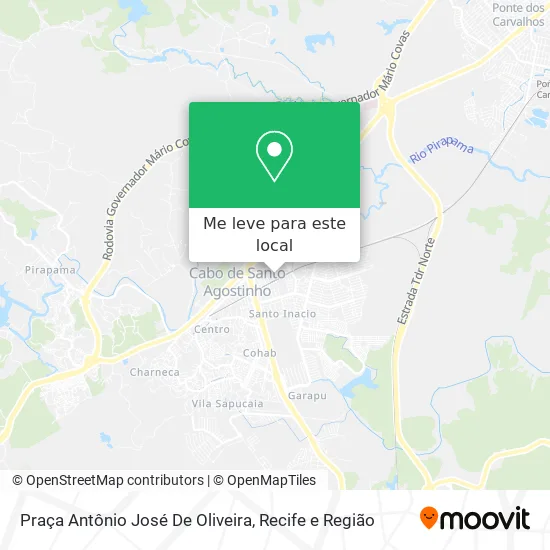 Praça Antônio José De Oliveira mapa