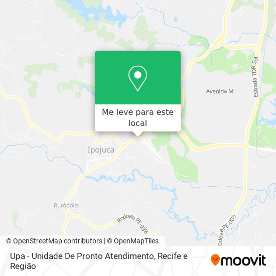 Upa - Unidade De Pronto Atendimento mapa