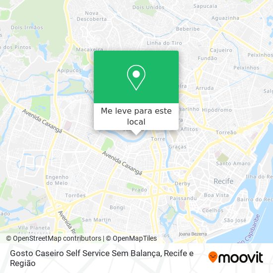 Gosto Caseiro Self Service Sem Balança mapa