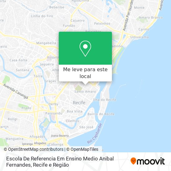 Escola De Referencia Em Ensino Medio Anibal Fernandes mapa