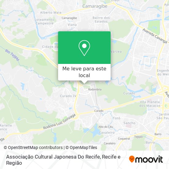 Associação Cultural Japonesa Do Recife mapa