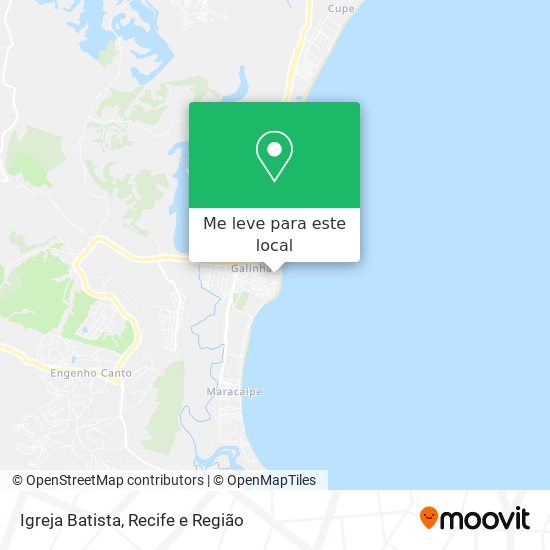 Igreja Batista mapa