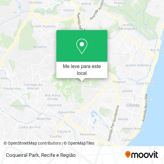 Coqueiral Park mapa