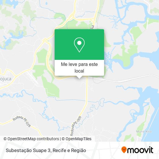 Subestação Suape 3 mapa