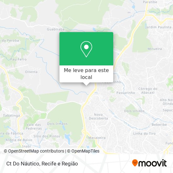 Ct Do Náutico mapa